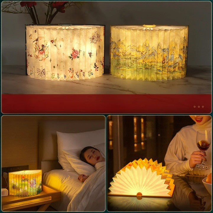 Lisslune | Story Teller Artistic Foldable Book Desk Night Lamp