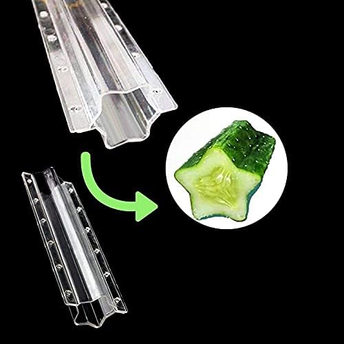 Lisslune | Star shape vegetable mold for cucumbers – Creative mold rail for fruits and vegetables