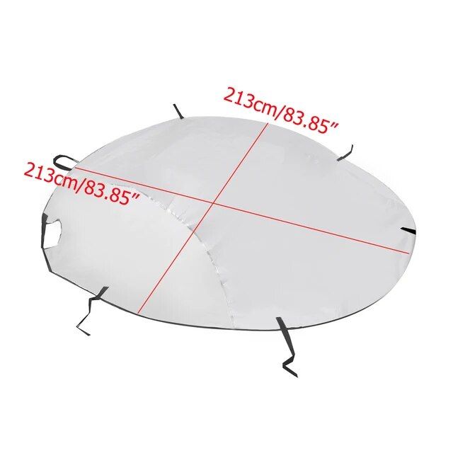 Lisslune | 420D Waterproof Half Car Cover – UV Protection, Dustproof Silver/Black Top for Mazda MX-5