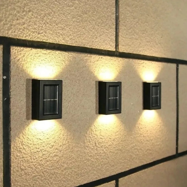 Lisslune | Grantham Solar Powered Up & Down Wall Light - Stylish Outdoor Solar Lighting Solution