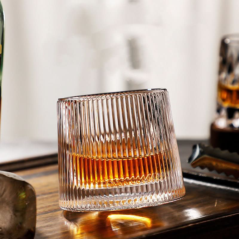 Lisslune | Spinning Japanese Edo Whiskey Glass Set