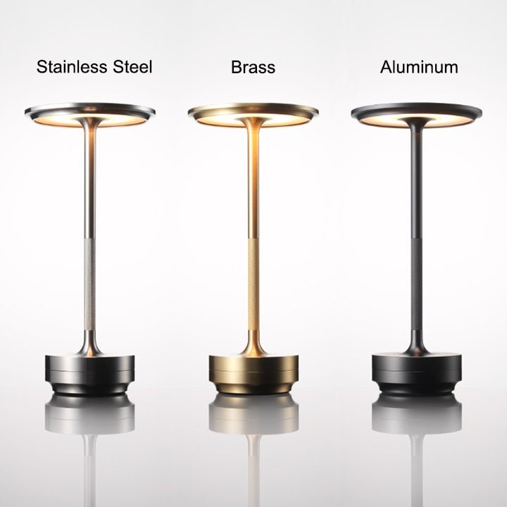 Lisslune | Cordless Table Lamp - Dimmable & Rechargeable Waterproof Desk Light