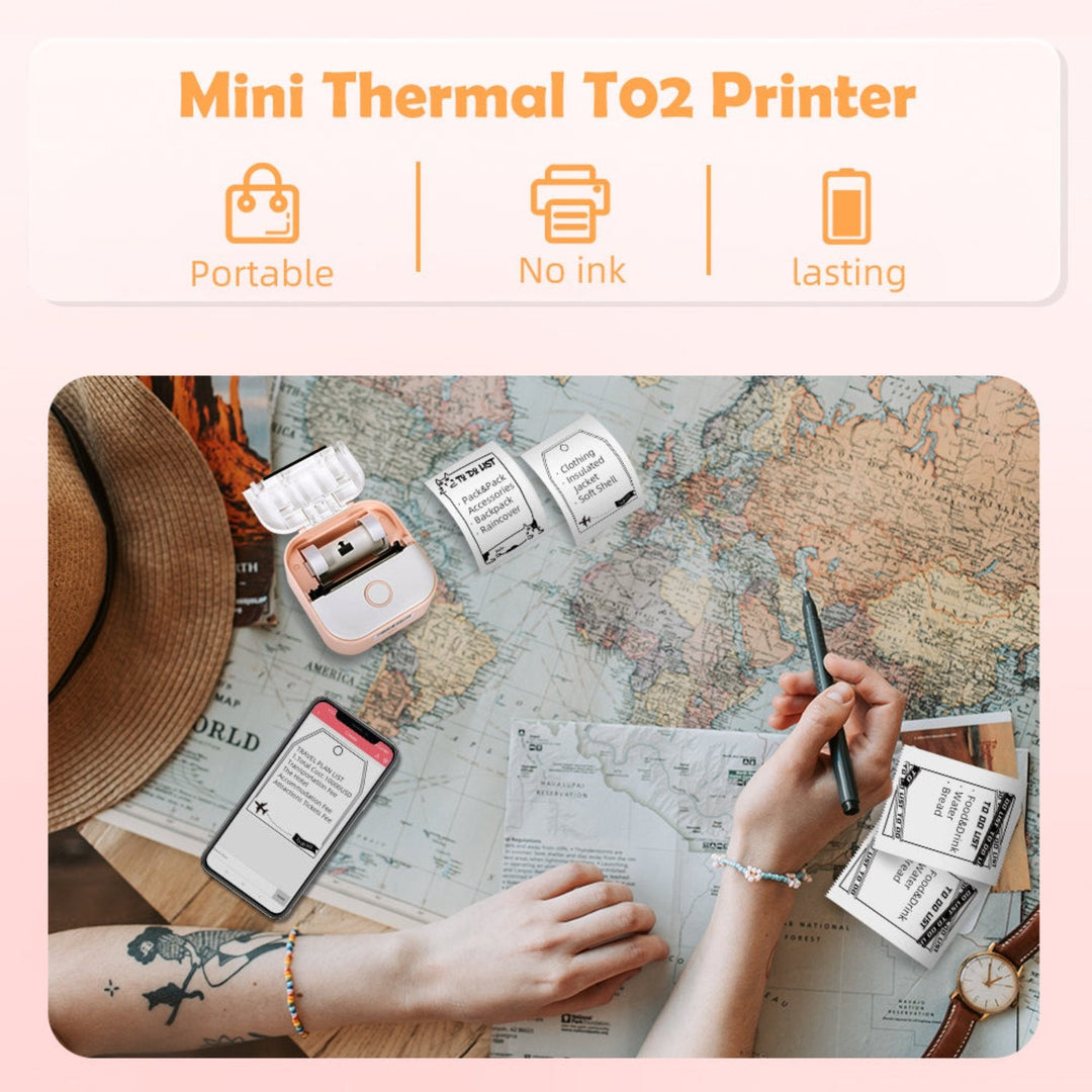 Lisslune | Bluetooth thermal printer, Enjoy the convenience of wireless printing