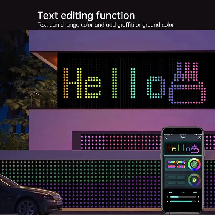 Lisslune | Color Waves LED Curtain Sync Lights