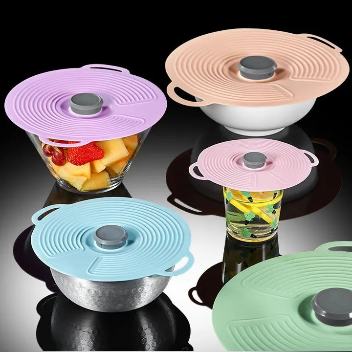 Lisslune | Airtight Suction Cup Silicone Bowl Lid