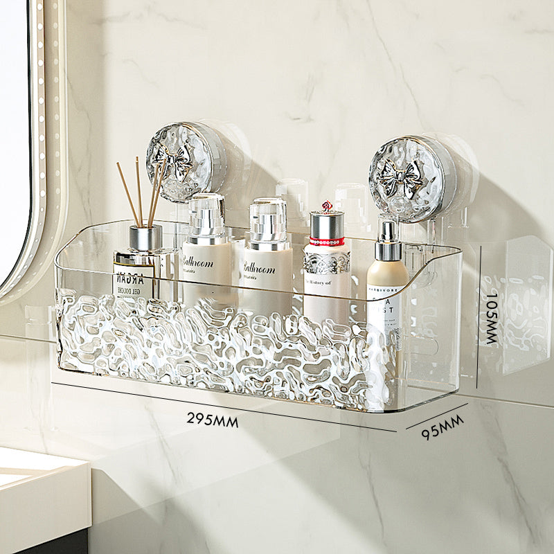 Lisslune | Light Luxury Style Glacier Pattern Suction Cup Shelf