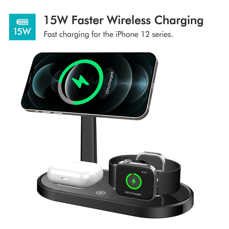 Lisslune | 3-in-1 MagSafe Wireless Charger, effortless, all-in-one charging for your Apple devices