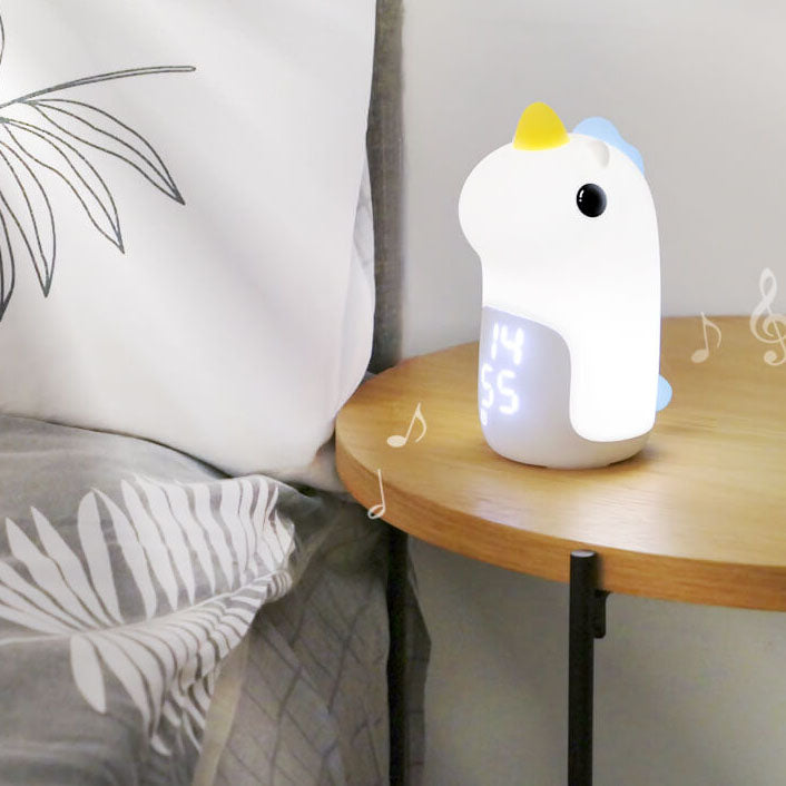 Lisslune | Unilora DreamLight Alarm Clock | Unicorn Design | Timer & LED Night Light | Nursery Decor