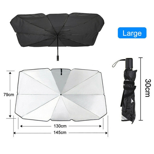 Lisslune | Sunhoodie Sunshade Car Umbrella