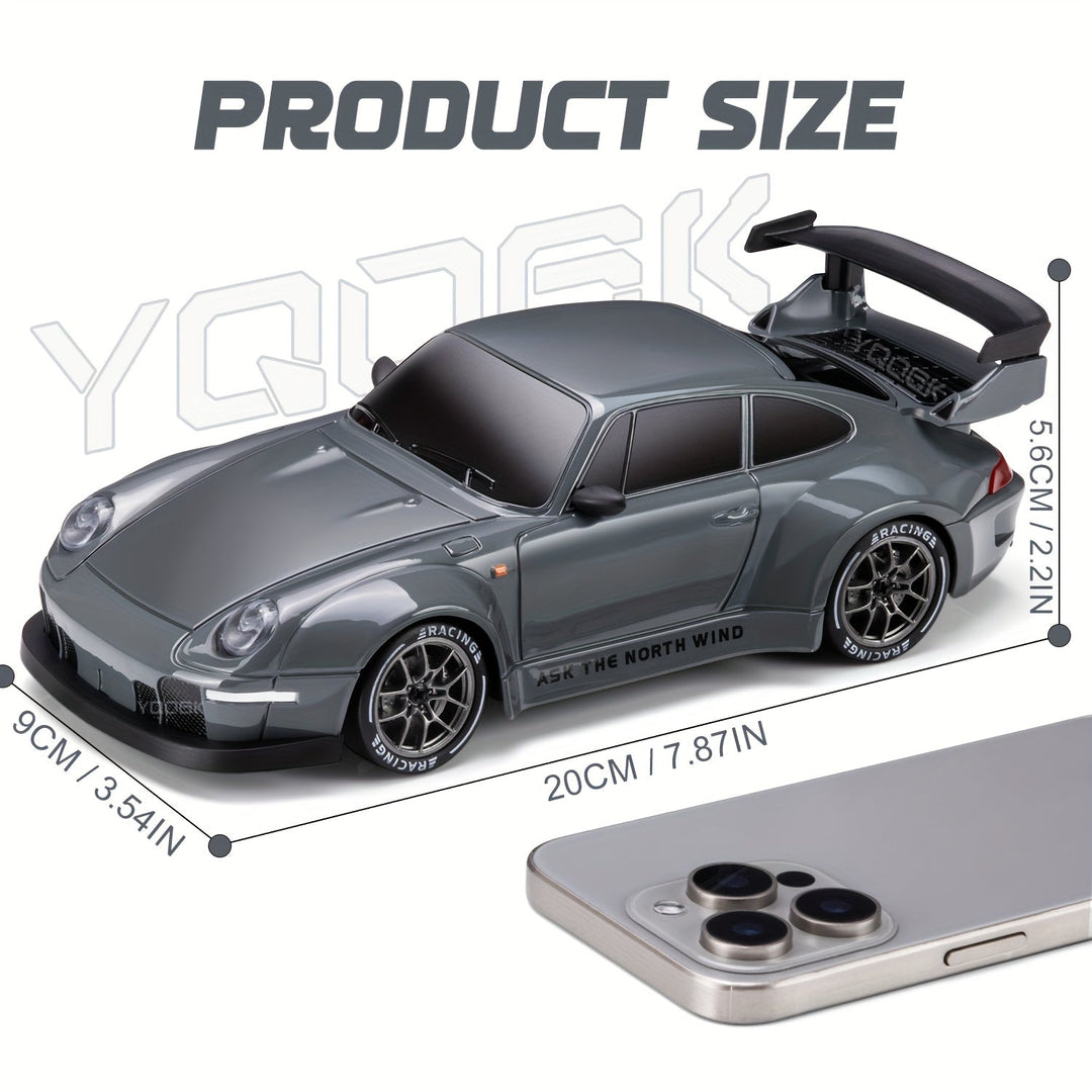 Lisslune | Ultimate 1:24 RC Drift Car with LED Wheels – Rechargeable 4WD Racing Toy