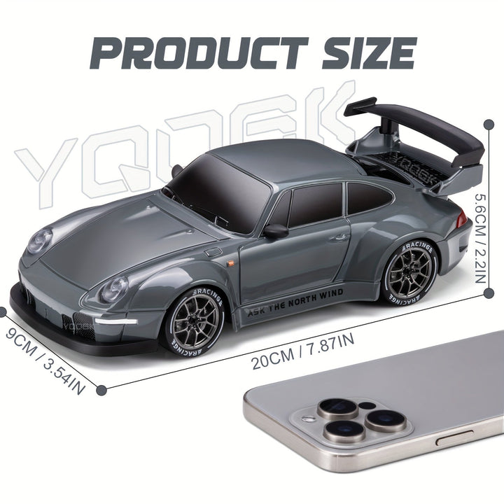 Lisslune | Ultimate 1:24 RC Drift Car with LED Wheels – Rechargeable 4WD Racing Toy