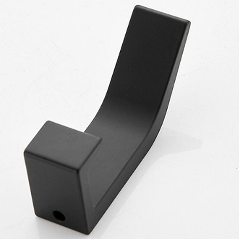 Lisslune | Aviro Aluminum Wall Hooks Black/White - Modern Decorative Coat Hooks