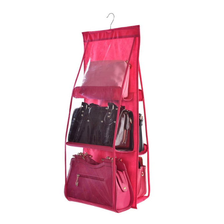 Lisslune | Hanging Handbag Organizer – Double-sided Design with 6 Compartments