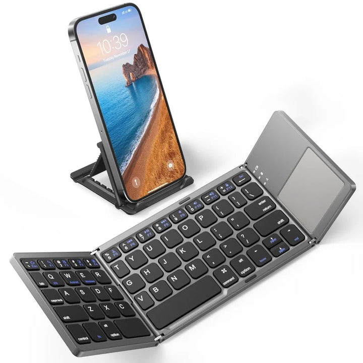 Lisslune | Foldable Bluetooth Keyboard with Touchpad