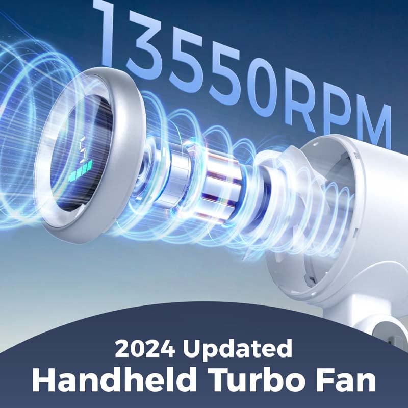 Lisslune | Hand-folding High-Speed Turbine Fan