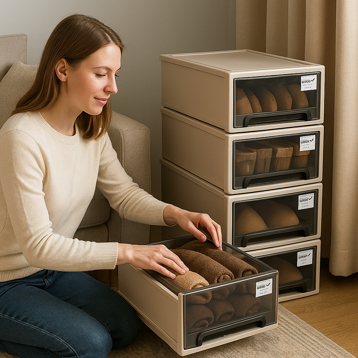 Lisslune | Minimalist Modular Sliding Storage Box