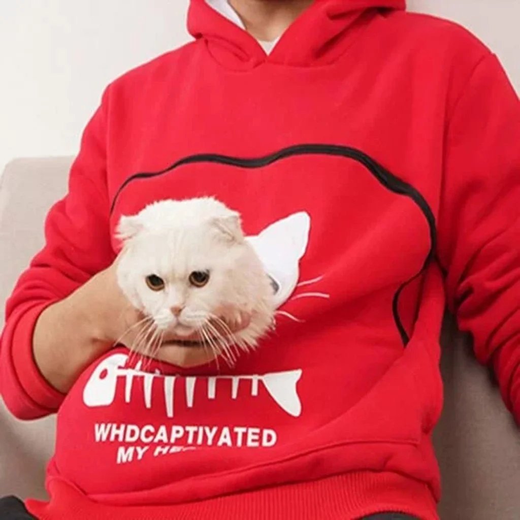 Lisslune | Cat Lovers Hoodie Cuddle Pouch