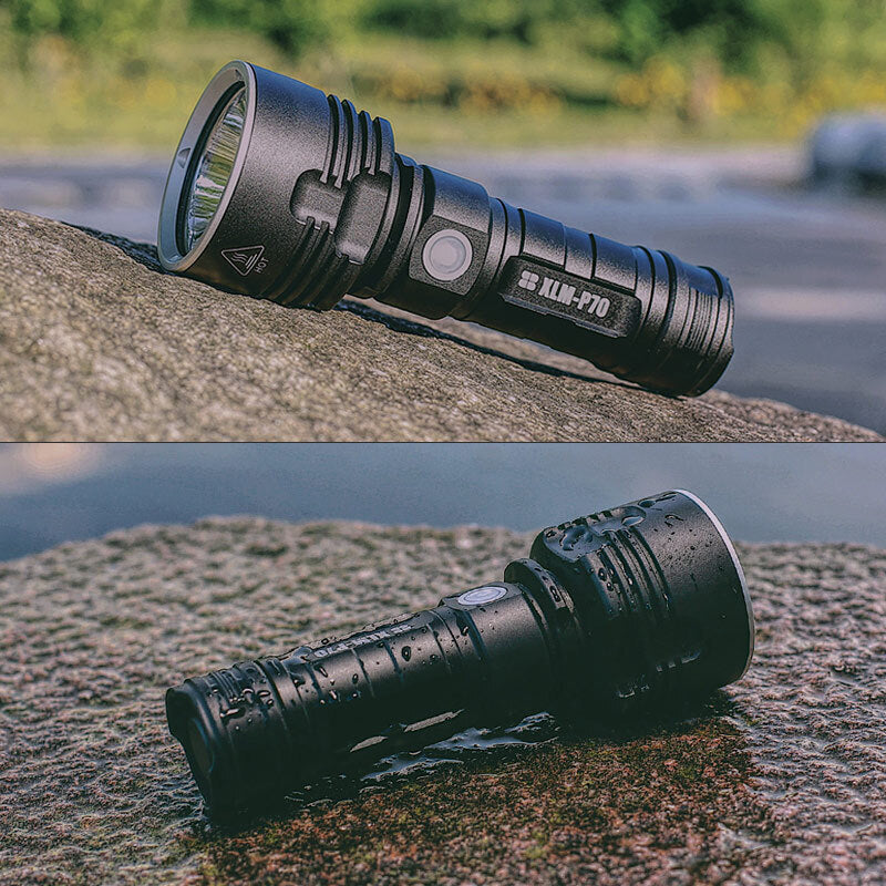 Lisslune | 30000-5000 Lumen High Power LED Flashlight, waterproof