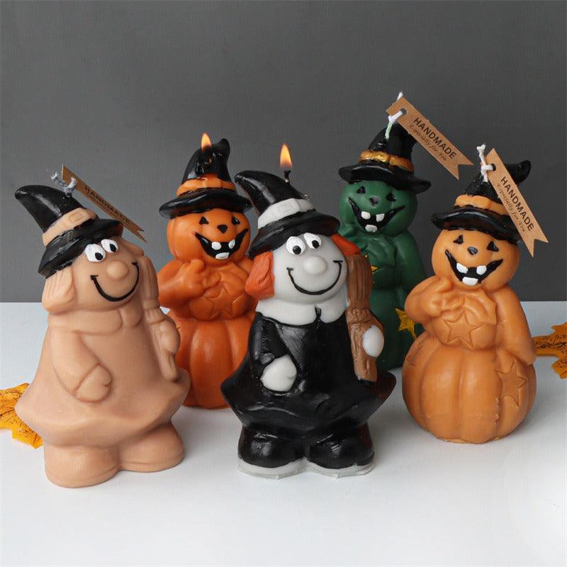 Lisslune | Spooky Halloween DIY Silicone Pumpkin Candle-Making Kit for Haunted Decor Crafting