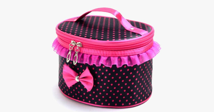 Lisslune | BowKnot Design Portable Travel Bag - Space for Your Accessories!
