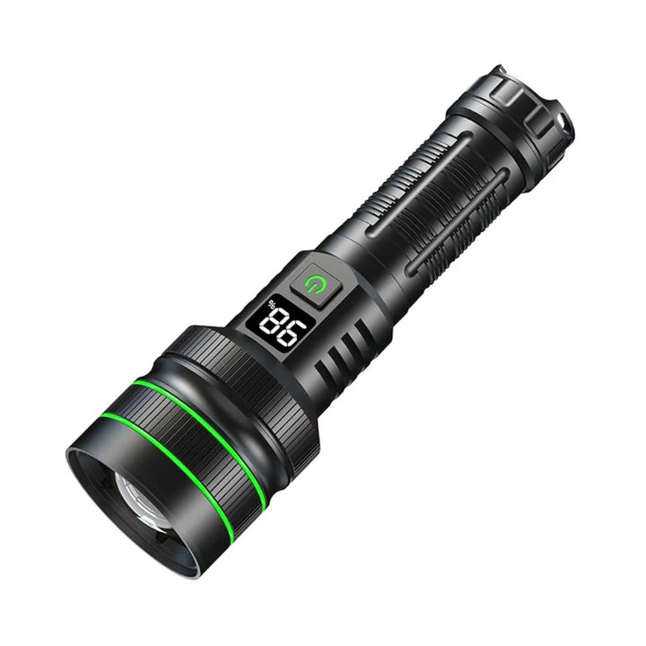 Lisslune | Extremely Bright and Zoomable LED Flashlight with Power Bank Function for Outdoor Adventures
