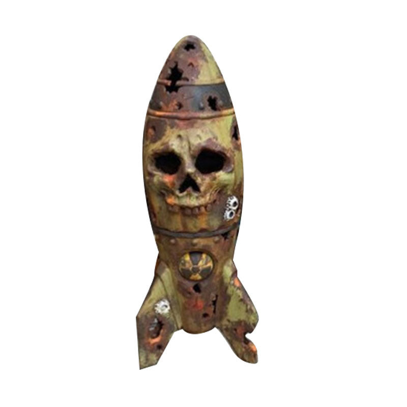 Lisslune | The Skull Bomb - Small Nuclear Warhead Decor