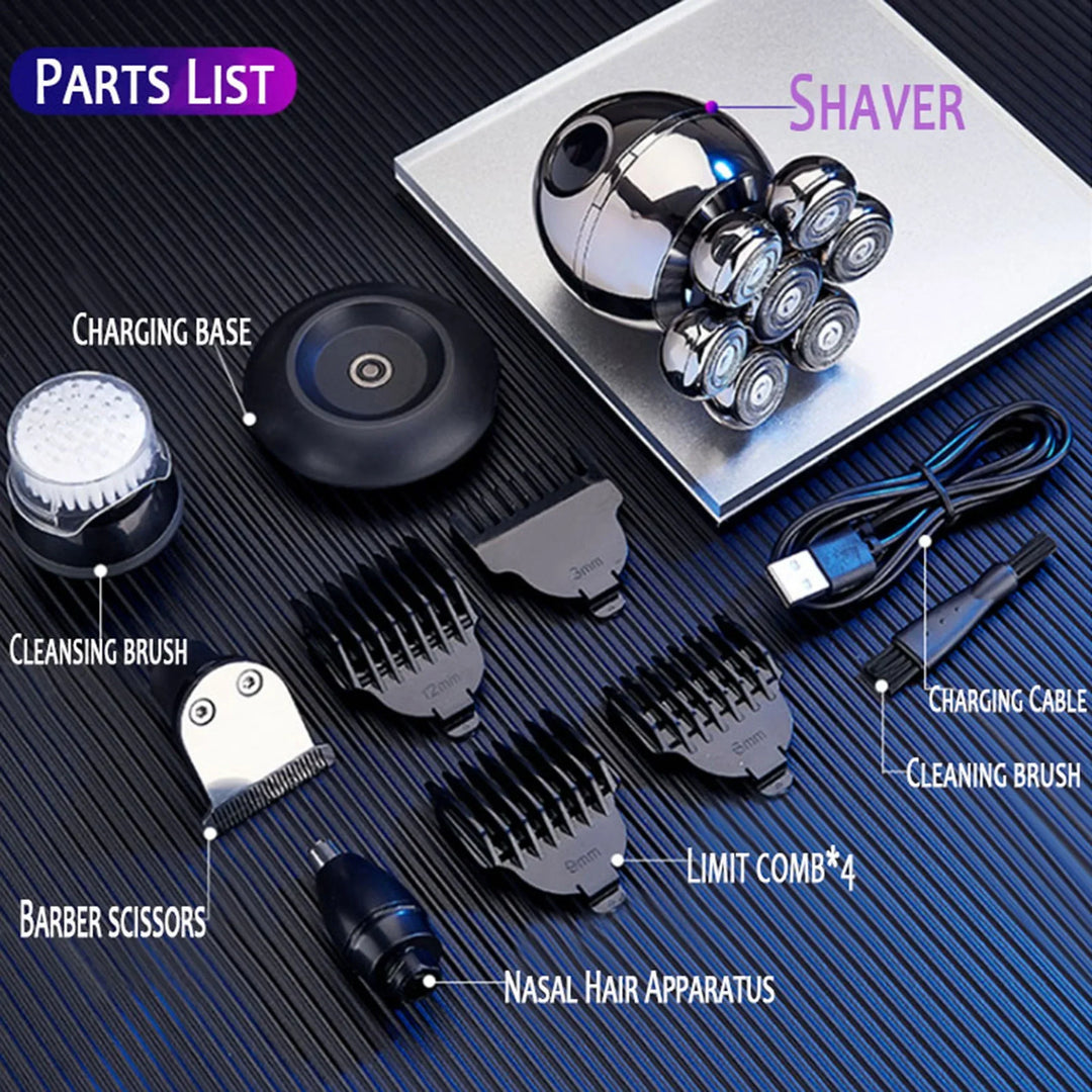 Lisslune | FlexiShave Pro – 7D Electric Razor for Smooth & Irritation-Free Shaving