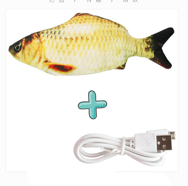 Lisslune | Cat USB Charger Interactive Fish Toy