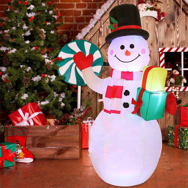 Lisslune | Christmas Ornament Decoration – Snowman or Christmas Tree with Lighting