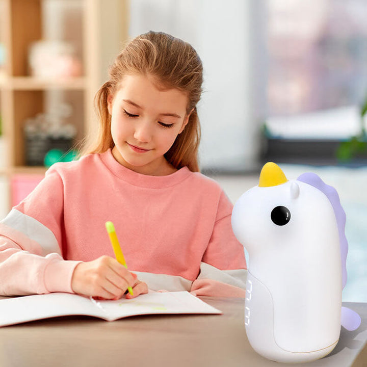 Lisslune | Unilora DreamLight Alarm Clock | Unicorn Design | Timer & LED Night Light | Nursery Decor