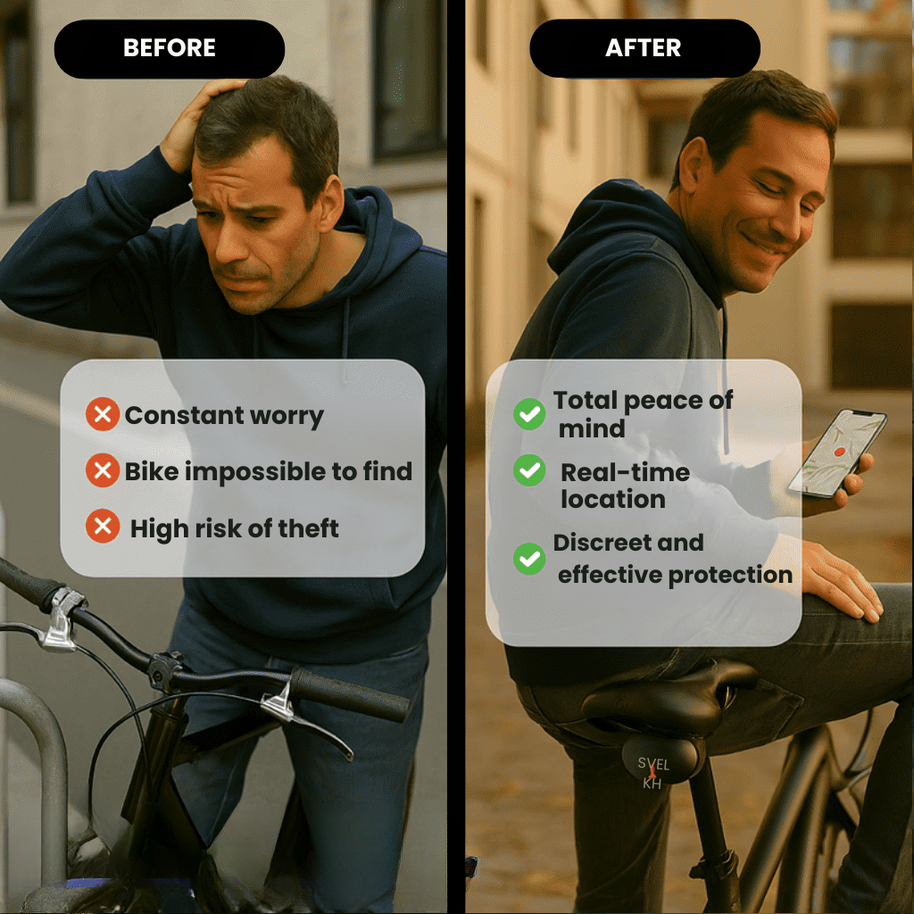 Lisslune | GPS Tracker for Motorcycles | No Subscription, Compatible with Android & iOS for Real-Time Location Tracking