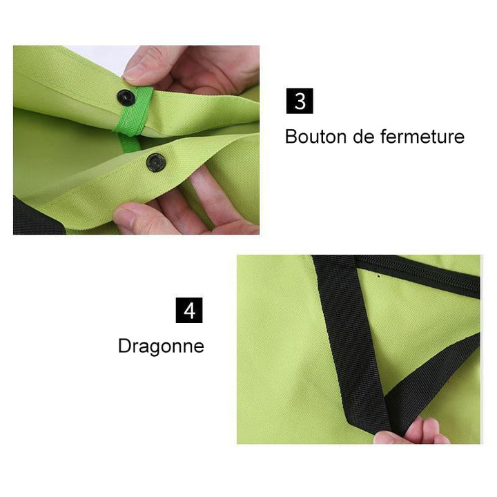 Lisslune | Foldable shopping bag with wheels