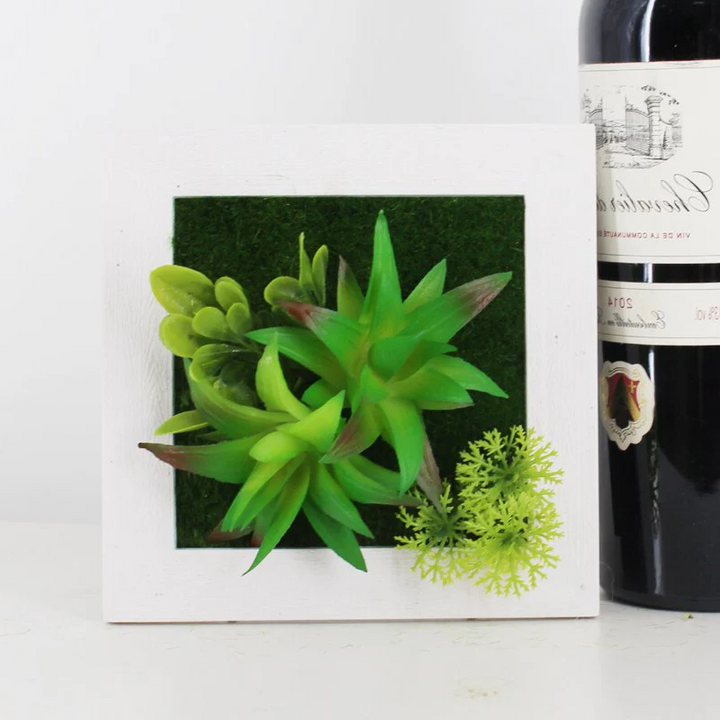 Lisslune | GreenFrame Wall Decoration – 3D Art Plant in Modern Hanging Frame