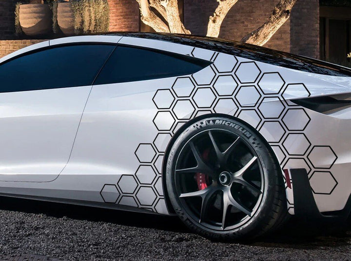 Lisslune | Universal Honeycomb Car Graphics Vinyl Sticker Set