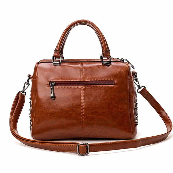 Lisslune | Elegant Soft Leather Shoulder Bag for Women – Versatile Everyday Handbag