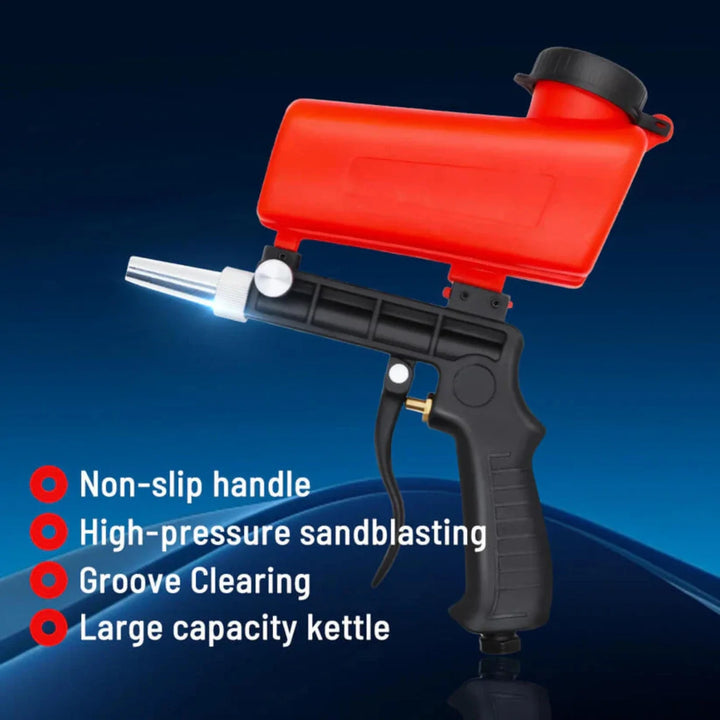 Lisslune | Portable Gravity Sandblasting Gun, with Portable Precision