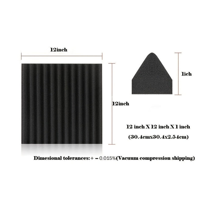 Lisslune | Schallabsorbierende Paneele] 50 Stück Hochwertige schallabsorbierende Wandpaneele - Schwarz Lila - Geräusche absorbieren und mischen - Geeignet für Aufnahmeräume, Schlafzimmer, KTV-Räume - Klebende Rückseite und Schallisolationsmaterialien