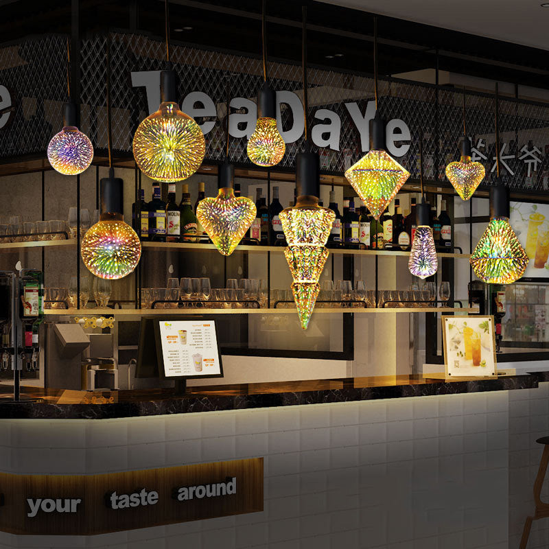 Lisslune | 3D Fireworks LED Light Bulb