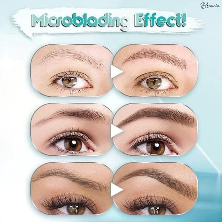 Lisslune | 3D Waterproof Microblading Eyebrow Pen 4 Fork Tip Tattoo Pencil