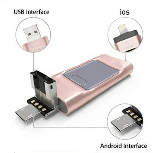 Lisslune | 4 in 1 high-speed USB flash drive