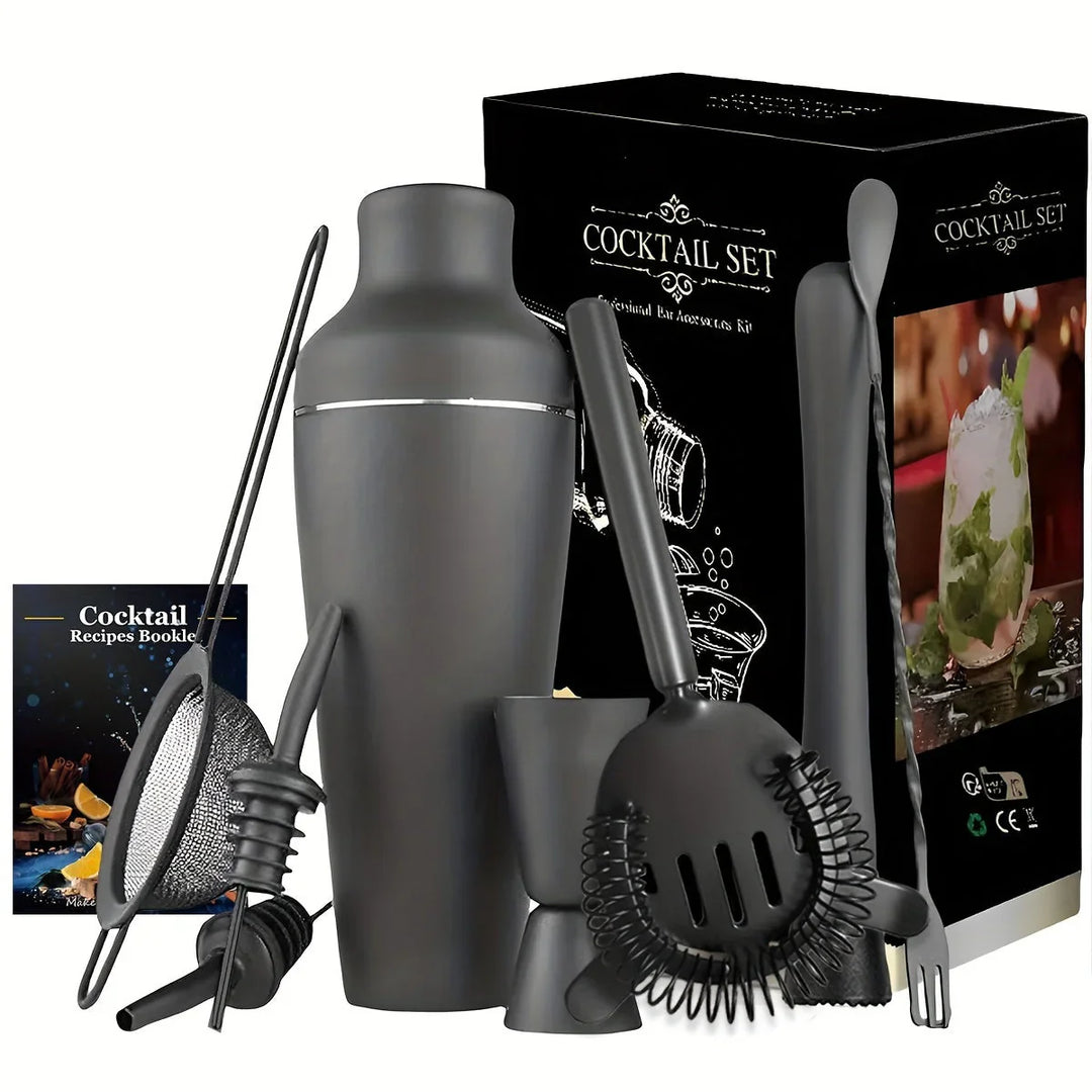 Lisslune | Professional Cocktail Set – Stainless Steel Bartender Set for Perfect Drinks