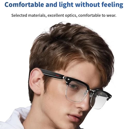 Lisslune | Super Black TechnologySmart Wireless Headphone Sunglasses