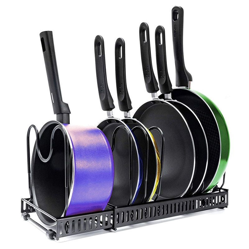 Lisslune | SpaceFlex Adjustable Pan Holder & Lid Holder | Organization & Flexibility in the Kitchen