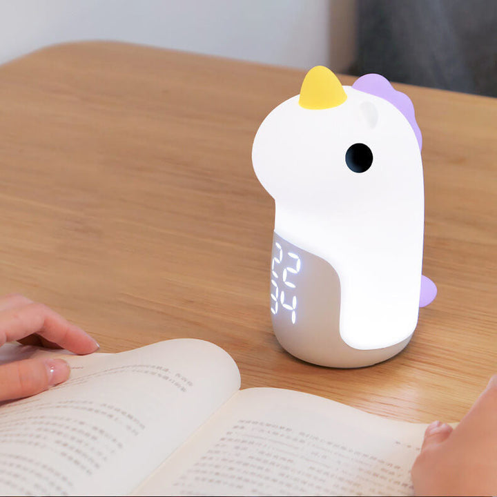 Lisslune | Unilora DreamLight Alarm Clock | Unicorn Design | Timer & LED Night Light | Nursery Decor