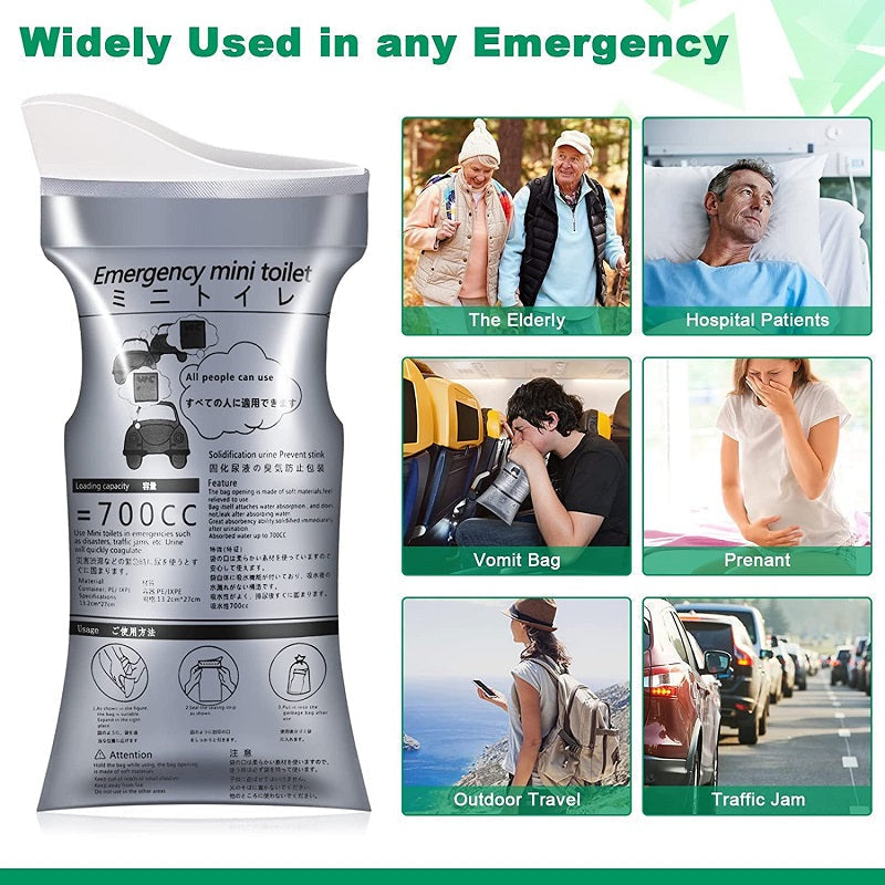 Lisslune | Portable Travel Pee Bags (700ML)