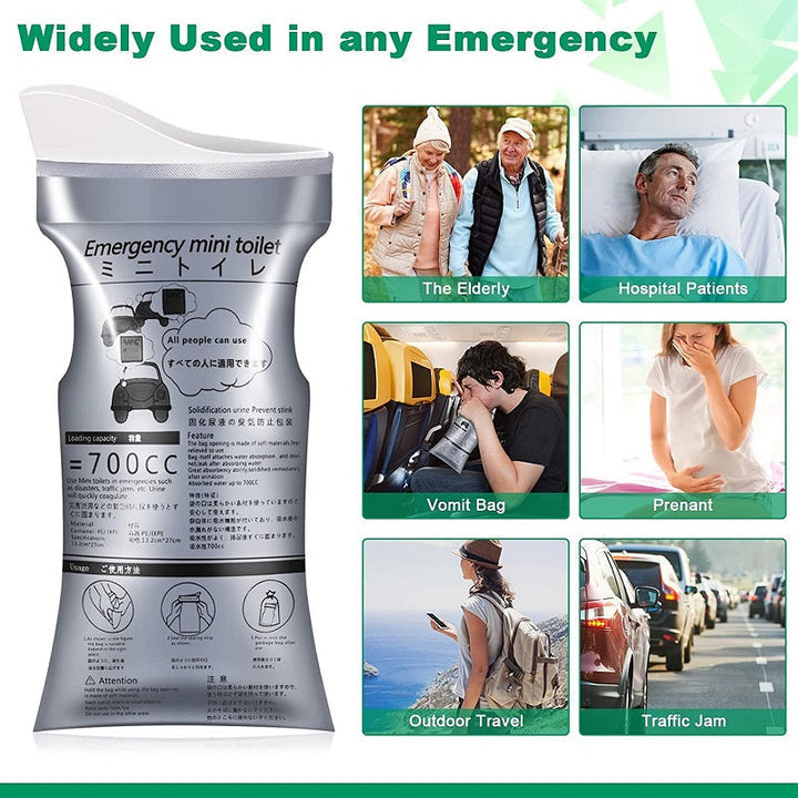 Lisslune | Portable Travel Pee Bags (700ML)