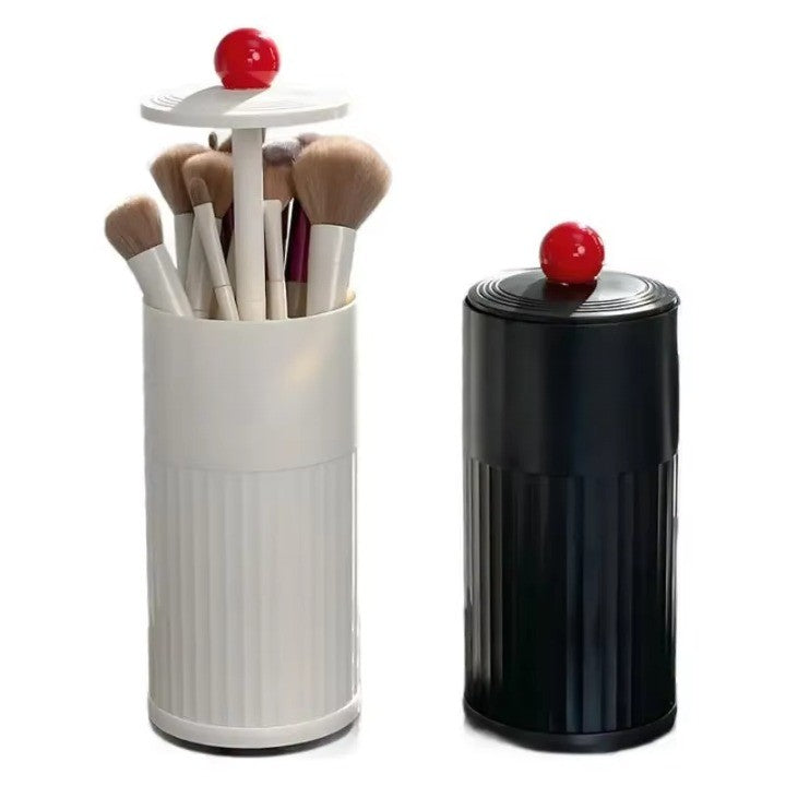 Lisslune | Automatic Pop-Up Cylindrical Makeup Brush Organizer