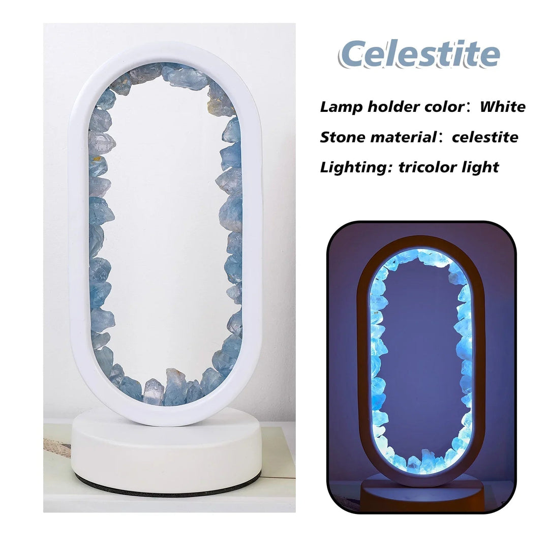 Lisslune | CrystalGlow – Handmade amethyst atmospheric lamp for relaxation and peace