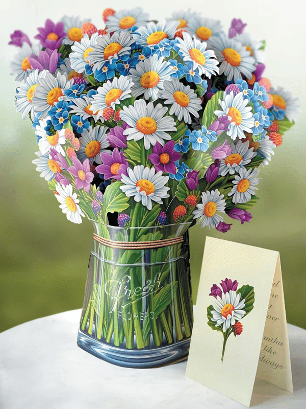 Lisslune | Plastic Pop-up Flower | Incl. Free Gift Cards - Fair