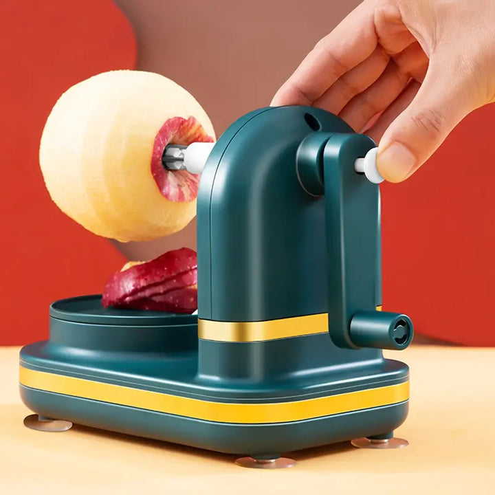 Lisslune | Simple vegetable and fruit peeler with hand crank – For effortless peeling